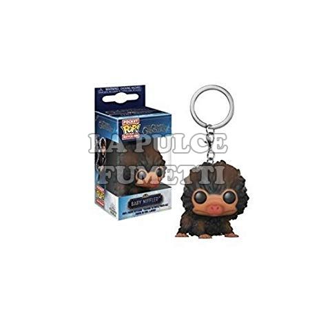 FANTASTIC BEASTS 2: BABY NIFFLER MARRONE - POP FUNKO POCKET KEYCHAN 4 CM
